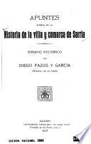 Apuntes acerca de la historia de la villa y comarca de Sarria