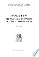 Boletín del Seminario de Estudios de Arte y Arqueología