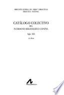 Catálogo colectivo del patrimonio bibliográfico español