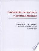 Ciudadanía, democracia y políticas públicas
