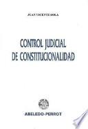 Control judicial de constitucionalidad