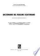 Diccionario del folklore ecuatoriano