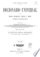 Diccionario universal de la lengua castellana, ciencias y artes