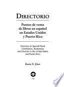 Directorio puntos de venta de libros en español en Estados Unidos y Puerto Rico