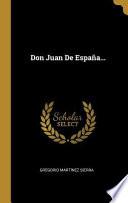 Don Juan de España...