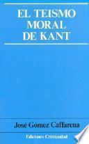 El teísmo moral de Kant
