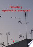 Filosofía y experiencia conceptual