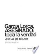 García Lorca, asesinado