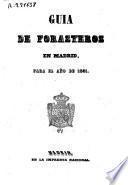 Guía de forasteros en Madrid para el año de 1851