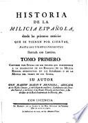 Historia de la milicia española