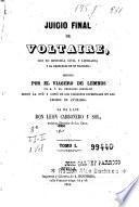 Juicio final de Voltaire