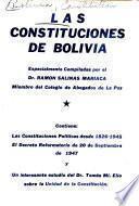 Las constituciones de Bolivia