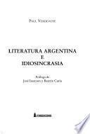 Literatura argentina e idiosincrasia