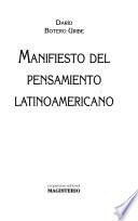 Manifiesto del pensamiento latinoamericano