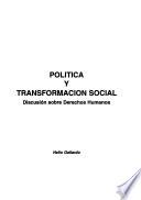 Política y transformación social