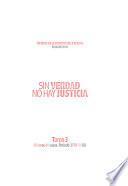 Sin verdad no hay justicia: Relatos de casos. Período 1984-1988