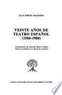 Veinte años de teatro español, 1960-1980