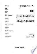 Vigencia de José Carlos Mariátegui